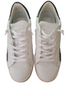 Dolce Vita 100% Leather White Black Sneakers Size 6 1/2 - photo 1