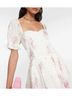 LoveShackFancy Floral White Casual Dress Size XS - photo 4