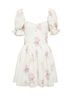 LoveShackFancy Floral White Casual Dress Size XS - photo 1