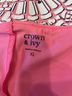 Crown & Ivy Floral Pink Skort Size XL - photo 3