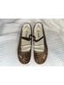 Puma Animal Print Brown Black Tan Flats Size 8 - photo 3