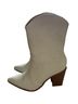 so Me White Ankle Boots Size 7 - photo 2