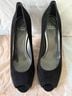 Stuart Weitzman 100% Suede Black Heels Size 9 - photo 3