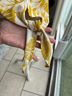 VIISHOW Floral Yellow White Short Sleeve Blouse Size M - photo 10