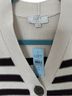 LOFT The Original Stripes Tan Black Wool Cardigan Size XS - photo 2