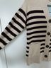 LOFT The Original Stripes Tan Black Wool Cardigan Size XS - photo 3