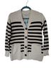 LOFT The Original Stripes Tan Black Wool Cardigan Size XS - photo 1