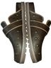 Blowfish 100% Vegan Leather Brown Gold Mule/Clog Size 8 1/2 - photo 7