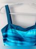 Miraclesuit Stripes Blue One Piece Swimsuit Size 16 - photo 4