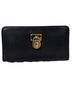 Michael Kors Gold Black Leather Wallet One size - photo 1