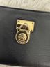 Michael Kors Gold Black Leather Wallet One size - photo 4