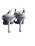 Ann Taylor 100% Suede Purple Heels Size 8 - photo 2