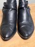 FRYE 100% Leather Black Silver Ankle Boots Size 8 - photo 12