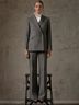 Erdem Houndstooth Gray Jacket Size 6 - photo 9