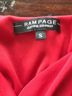 Rampage Solid Red Sleeveless Blouse Size S - photo 3