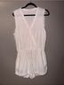 Cloth & Stone Stripes White Romper Size M - photo 4