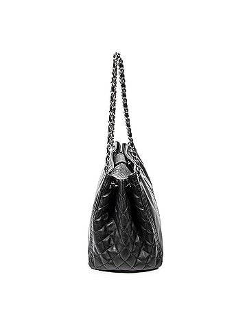 Chanel CC Drawstring Chain Tote  (view 2)