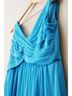David's Bridal 100% Polyester 100% Polyester Blue Cocktail Dress Size 10 - photo 4