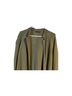 Eileen Fisher 100% Lyocell Solid Stripes Green Cardigan Size M - photo 1