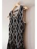 BCBGMAXAZRIA Graphic Black Ivory Cocktail Dress Size XS - photo 4