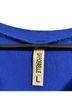 Grecerelle Solid Blue Casual Dress Size L - photo 3