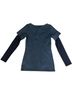 Snider Black Gray Long Sleeve Top Size S - photo 2