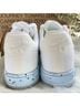Nike 100% Fabric White Blue Sneakers Size 8 1/2 - photo 9