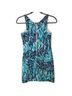 Lilly Pulitzer 100% Polyester Zebra Print Blue White Cocktail Dress Size 8 - photo 2