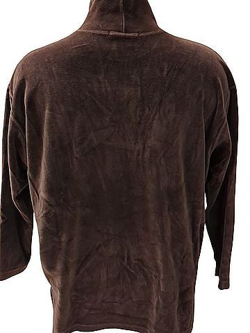 Tweeds velour Mock Turtleneck Long Sleeve T-Shirt (view 2)