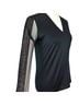 AKRIS Solid Black Long Sleeve Top Size 8 - photo 1