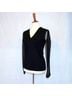 AKRIS Solid Black Long Sleeve Top Size 8 - photo 9
