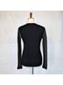 AKRIS Solid Black Long Sleeve Top Size 8 - photo 14