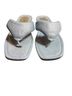 Stuart Weitzman 100% Canvas Blue Flip Flops Size 9 1/2 - photo 4
