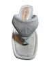 Stuart Weitzman 100% Canvas Blue Flip Flops Size 9 1/2 - photo 6
