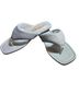 Stuart Weitzman 100% Canvas Blue Flip Flops Size 9 1/2 - photo 2