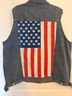 Kohl's Solid Blue Denim Vest Size M - photo 4
