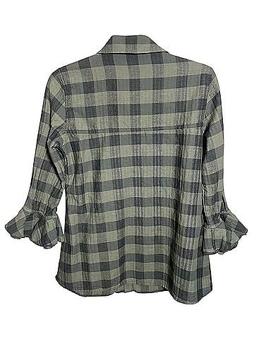 Alice + Olivia 3/4 Sleeve Button-Down Shirt (view 2)
