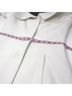 KAUFMANFRANCO 100% Angora 93% Silk 7% Elastic Solid White Black Coat Size 4 - photo 12