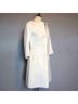 KAUFMANFRANCO 100% Angora 93% Silk 7% Elastic Solid White Black Coat Size 4 - photo 8