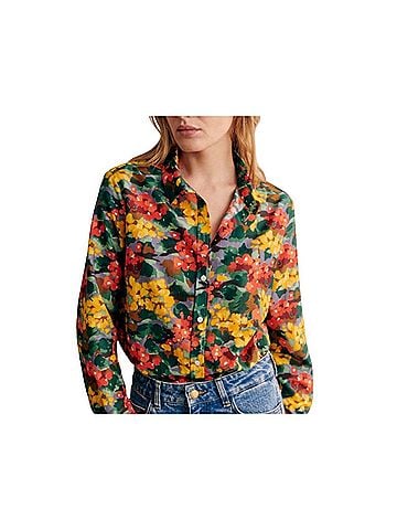 Sézane Pierro Long Sleeve Button-Down Shirt (view 2)