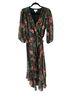 Veronica M. 100% Polyester Floral Black Pink Gold Cocktail Dress Size S - photo 1