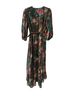 Veronica M. 100% Polyester Floral Black Pink Gold Cocktail Dress Size S - photo 2