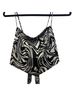 Bebe Zebra Print Black White Tank Top Size S - photo 1