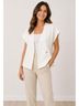 Commense 100% Polyester White Jacket Size S - photo 7