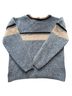 By Design Blue Pink Brown Pullover Sweater Size M - photo 2