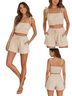 Current Air 100% Cotton Solid Ivory Romper Size S - photo 1