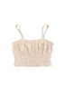Current Air 100% Cotton Solid Ivory Romper Size S - photo 4