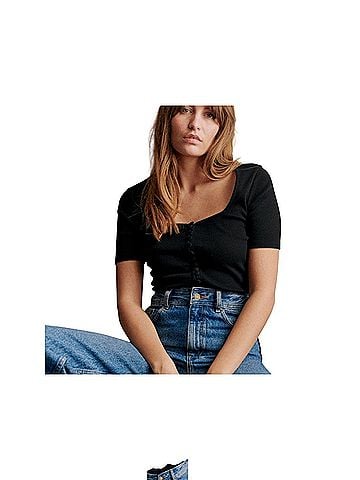 Sézane Grant Short Sleeve Blouse (view 1)