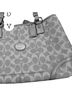 Coach Print Gray Leather Tote One size - photo 1