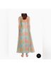 STAUD Multi Color Casual Dress Size S - photo 3